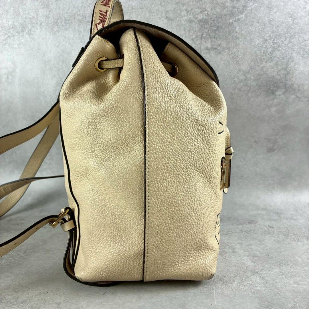 ✨稀少✨コーチ　リュック　バックパック　バスキア　コラボ　刺繍　アイボリー