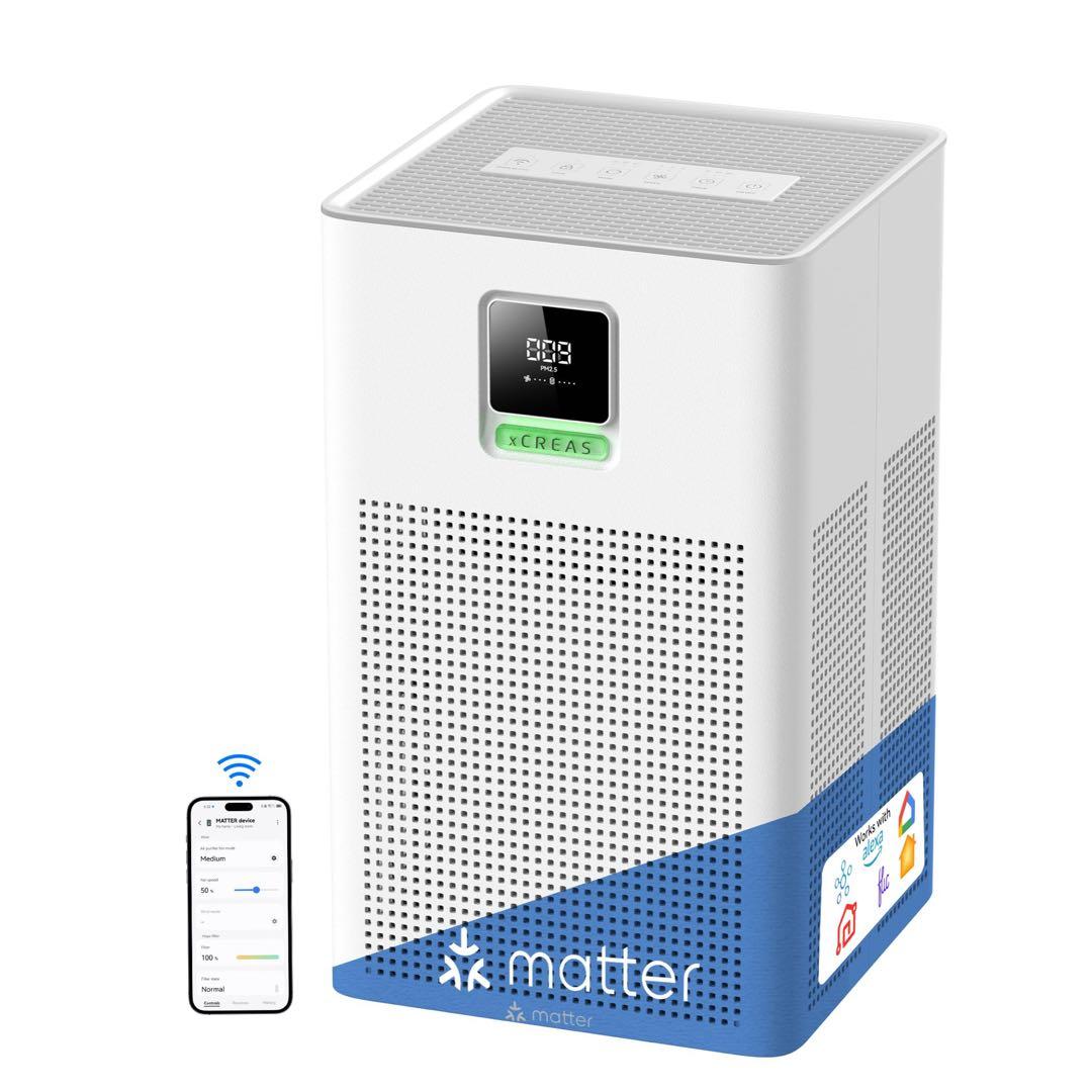 空気清浄機 ペット 24畳 小型 消臭 極静音 花粉対策 HEPAフィルター