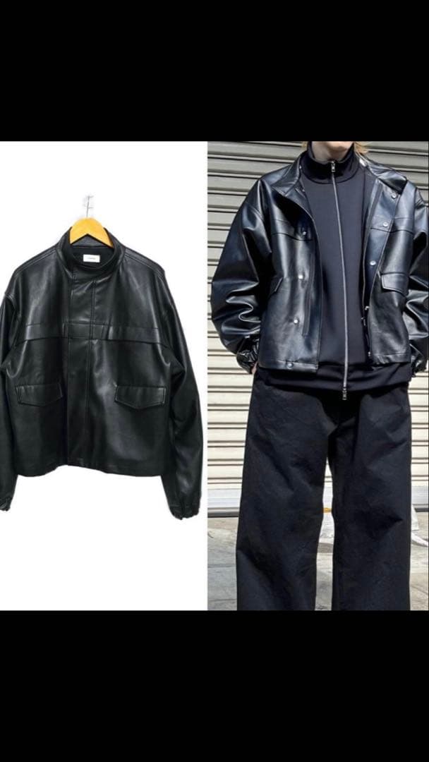 Toironier フェイクレザージャケット　パンツ