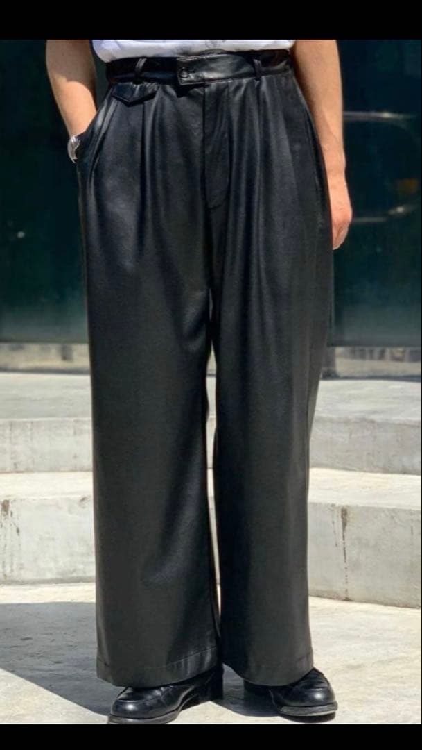 Toironier フェイクレザージャケット　パンツ