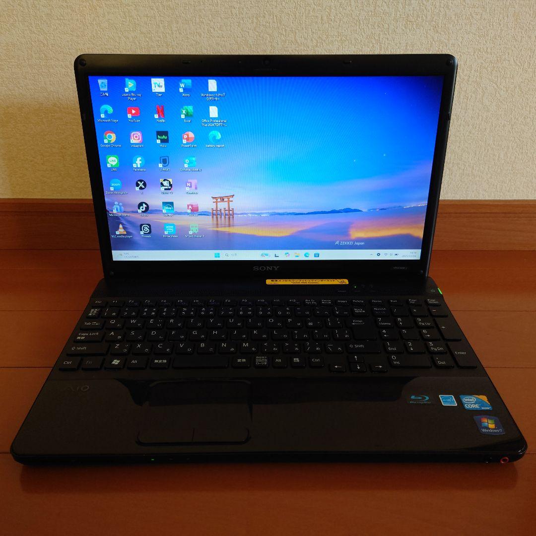 SONY VAIO✨️ブルーレイ内蔵✨️初心者でも安心！初期設定済みノートPC