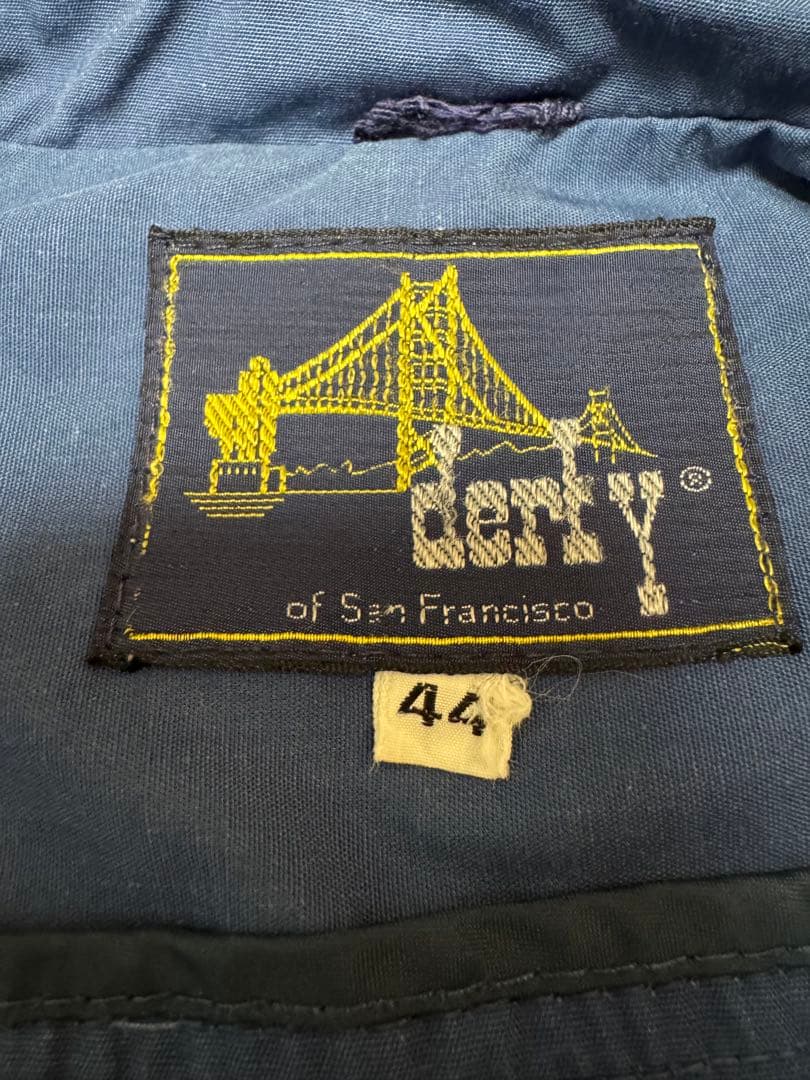 70s ダービーオブサンフランシスコ　スウィングトップ　ダービー　44