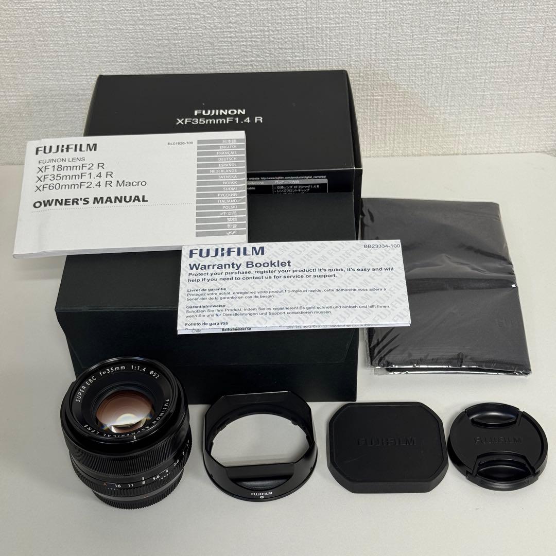 FUJIFILM XF35mm F1.4 R 単焦点レンズ X-Pro1用箱付