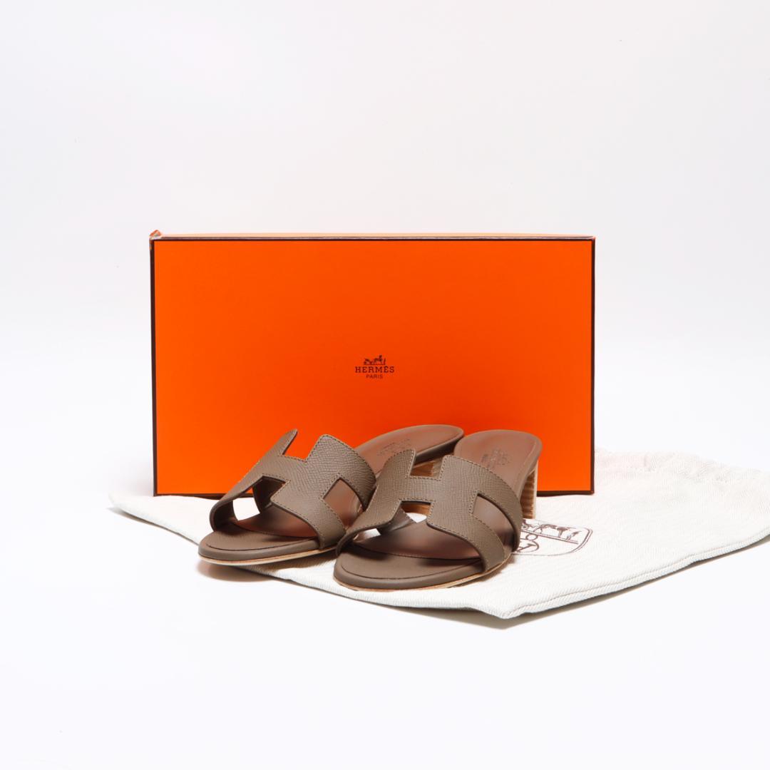❣️HERMES❣️ オアジス 36.5/23.5cm ミュール エトゥープ