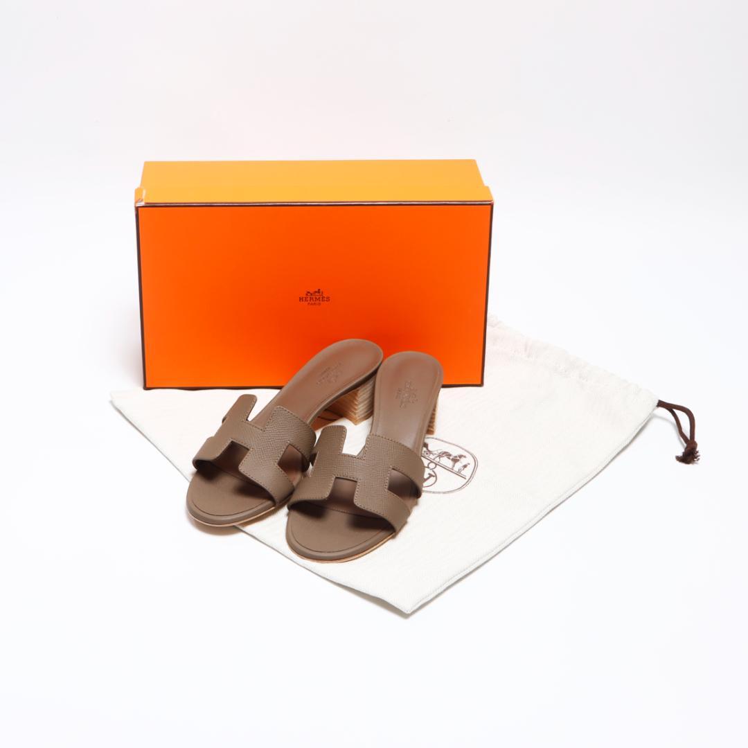 ❣️HERMES❣️ オアジス 36.5/23.5cm ミュール エトゥープ