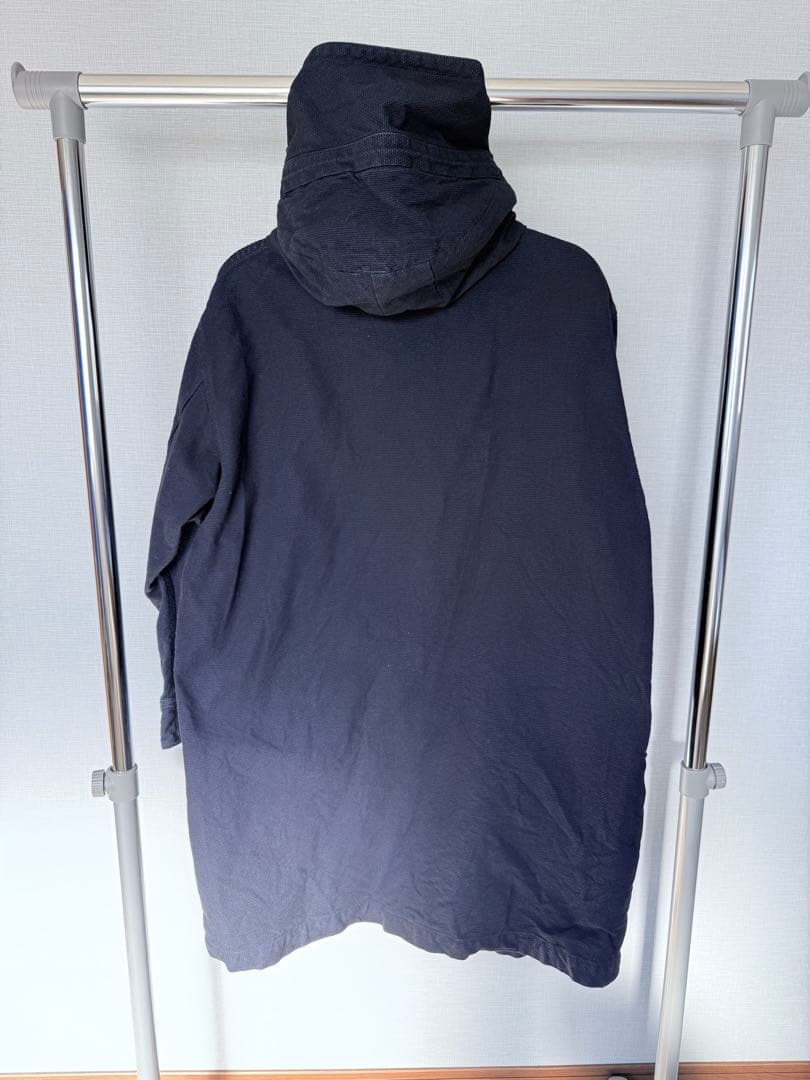 ネイビー フード付きモッズコートMOMOTAROJEANS桃太郎ジーンズコート