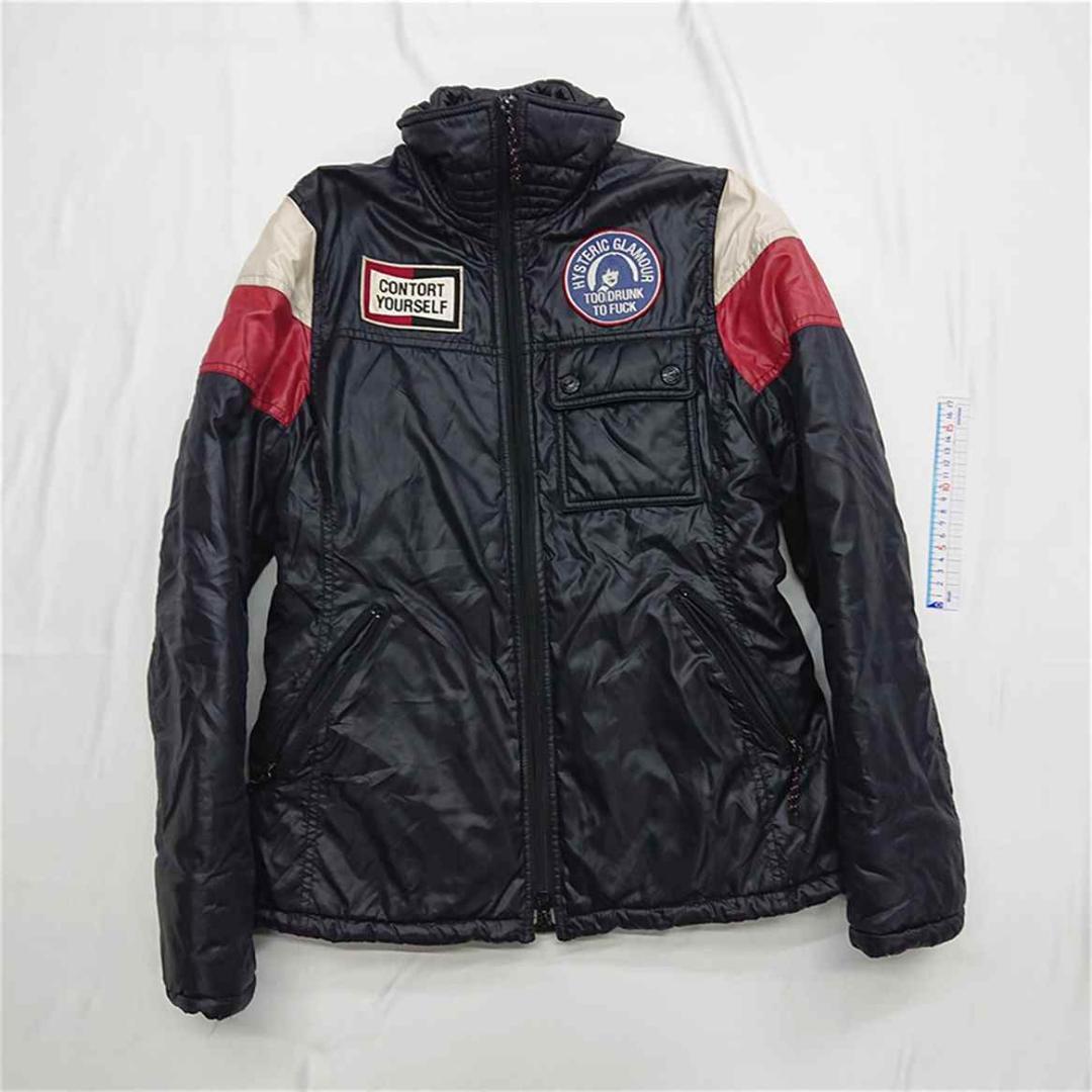 ■ヒステリックス プリマロフト中綿ジャケット ブラック系 メンズ