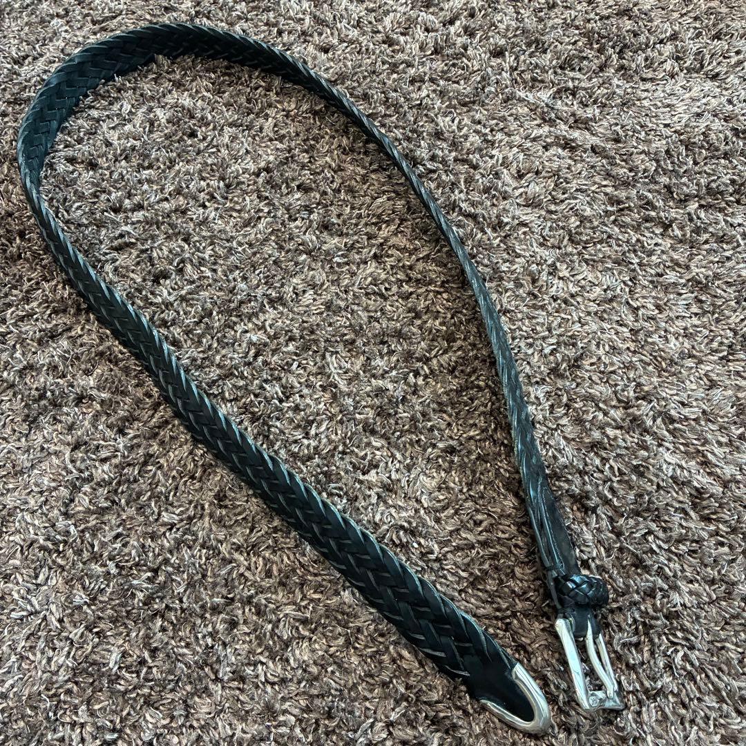 【美品】J&M DAVIDSON メッシュベルト 30mm 36/90 ブラック