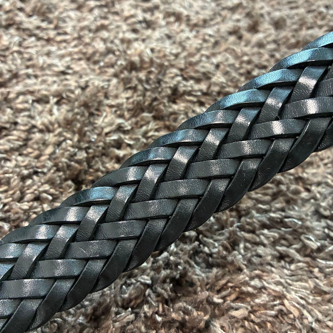 【美品】J&M DAVIDSON メッシュベルト 30mm 36/90 ブラック