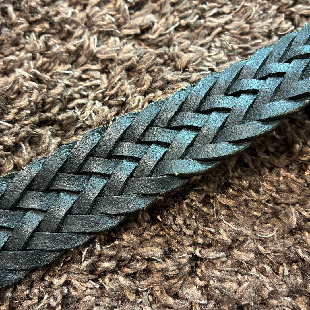 【美品】J&M DAVIDSON メッシュベルト 30mm 36/90 ブラック