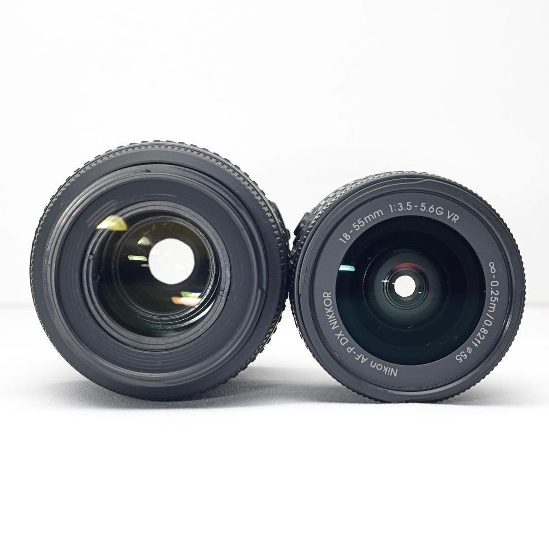 手振れ補正付✨Nikon D5600✨Wi-Fi転送&高画質✨ダブルレンズセット