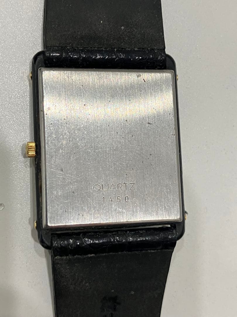 オメガ デヴィル スクエア 1450 クォーツ 稼動品　ベルト社外品