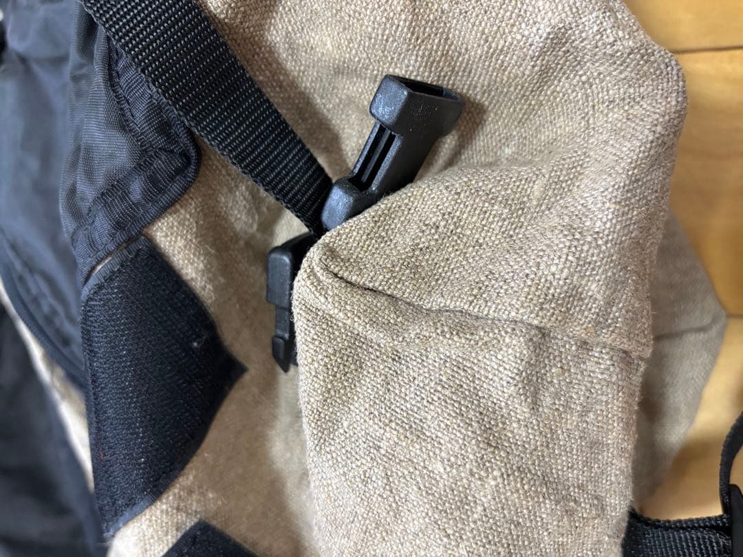 90s マナスタッシュ　アウトドア　ヘンプ　メッセンジャー　バッグ