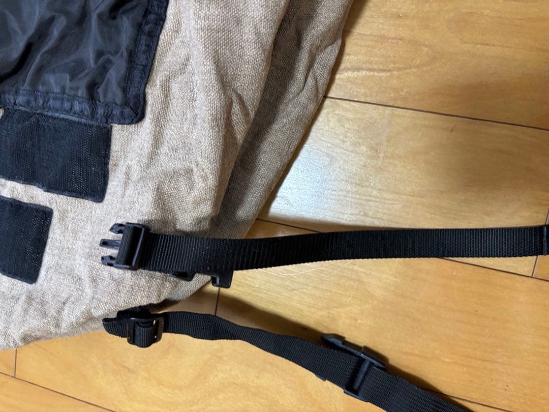 90s マナスタッシュ　アウトドア　ヘンプ　メッセンジャー　バッグ