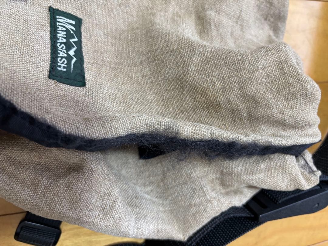 90s マナスタッシュ　アウトドア　ヘンプ　メッセンジャー　バッグ