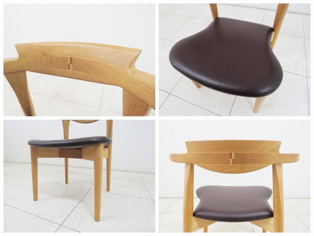 いのうえアソシエーツ Awaza・2 チェア 13万 ナラ無垢材 ダイニング ②