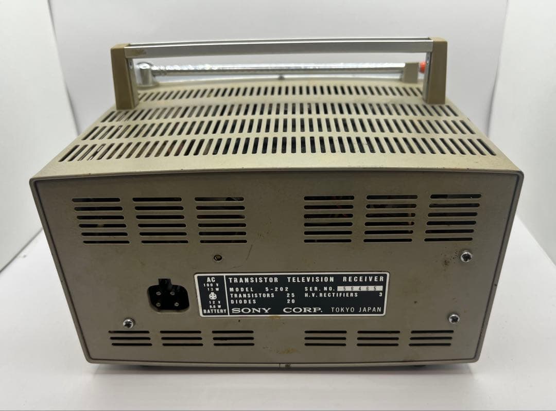 【SONY】 ブラウン管テレビ 　アナログ　トランジスタ　テレビジョン　レシーバ