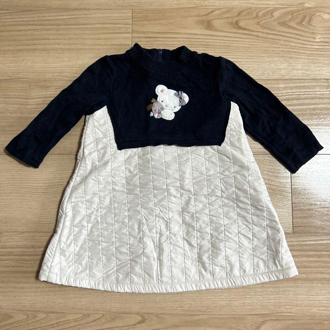 ファミリア　familiar ワンピース　現行品　80