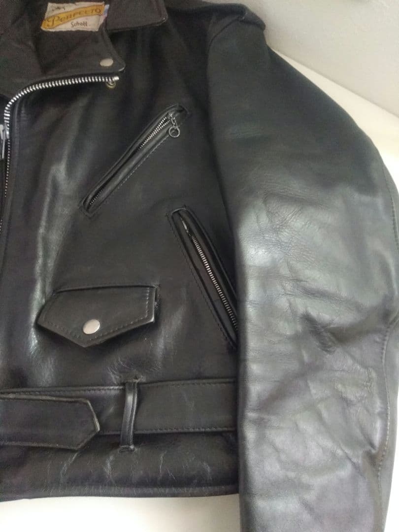 【中古】Schott ダブルライダース613 size42 70s