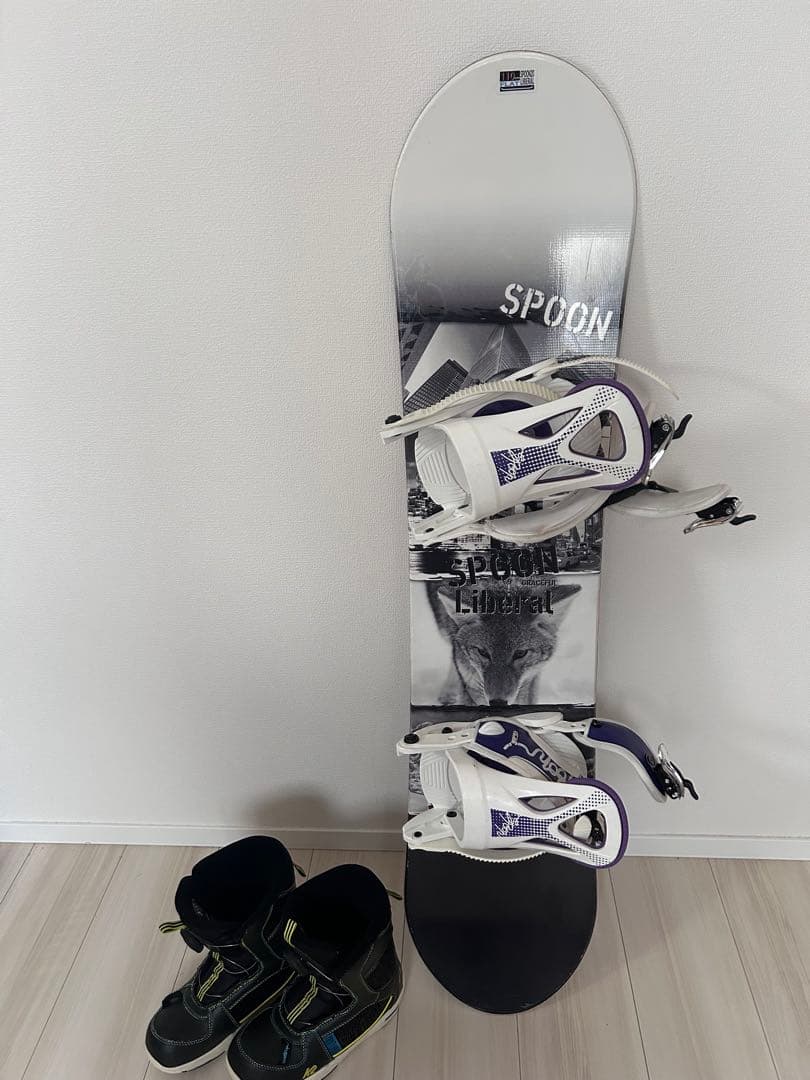 キッズ　スノーボード　3点セット　SPOON 110㎝　ブーツ k2 20㎝