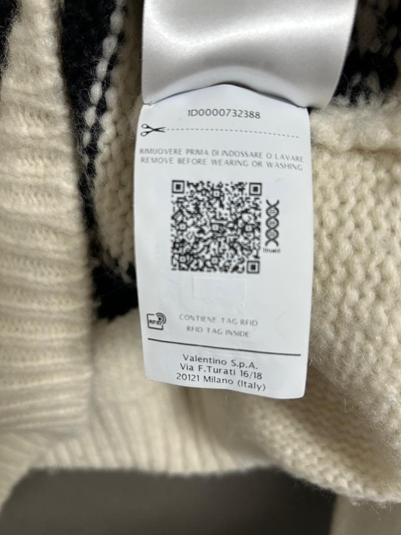 VALENTINO Vロゴ アルパカ ニット 0000028061