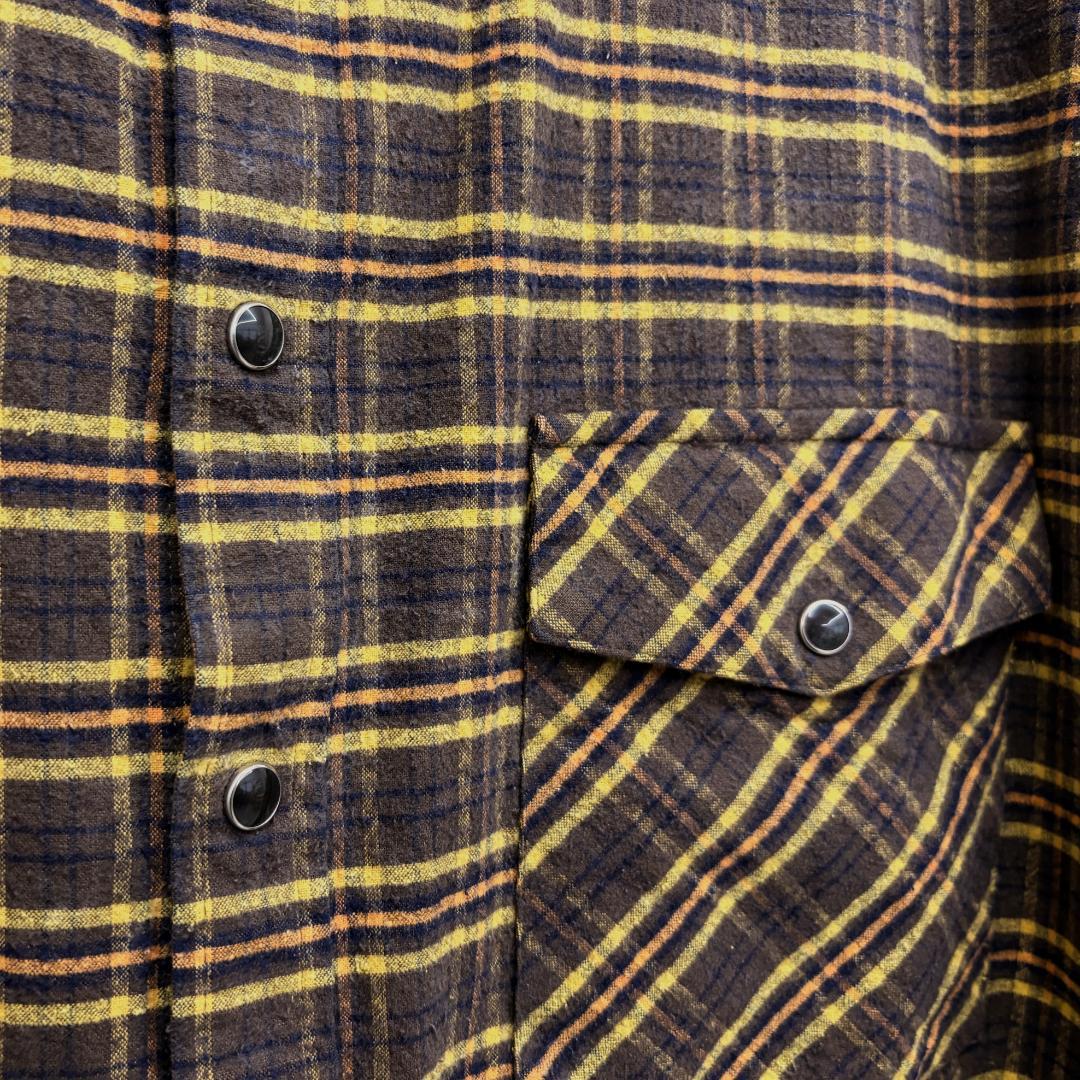 AURALEE SILK COTTON ネルシャツ 3