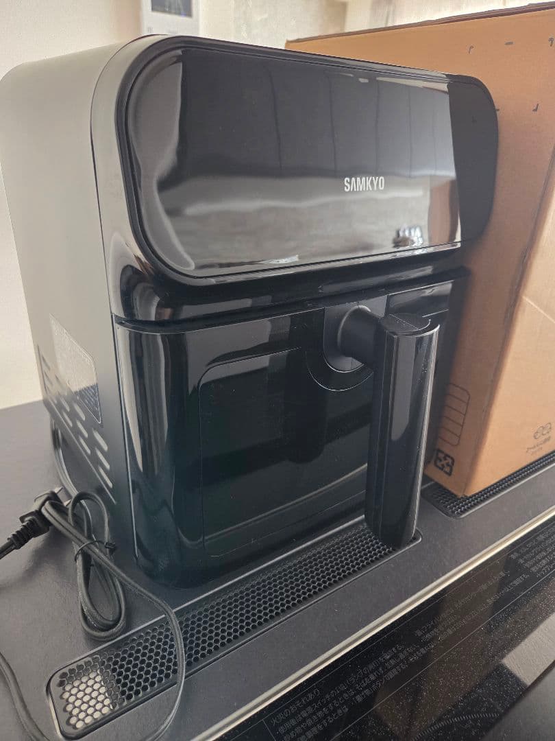 SAMKYO ノンフライヤー エアフライヤー 6.2L 大容量 2～6人用