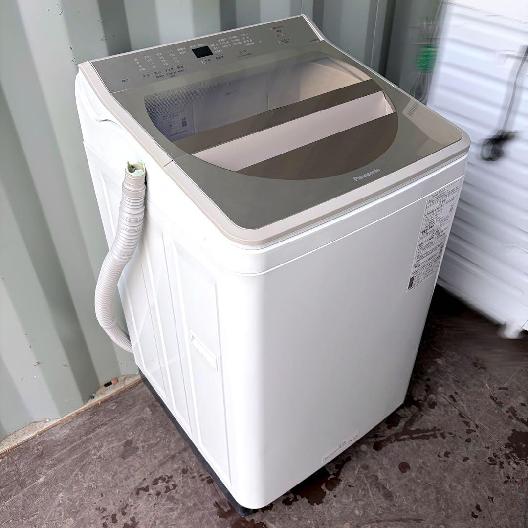 121運搬取付無料！シャンパン純正Panasonicおしゃ洗濯機！完動品超美品！