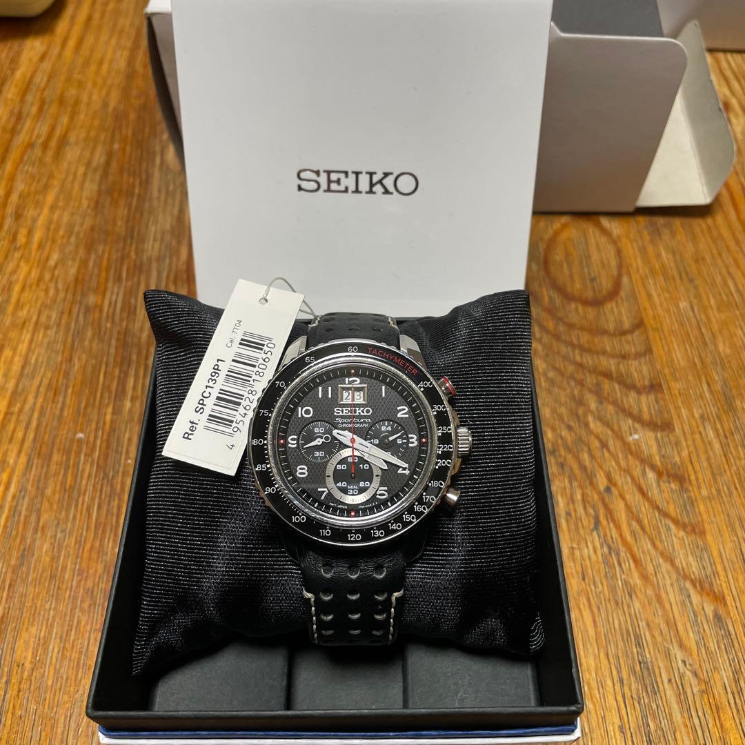 SEIKO セイコー スポーチュラ 7T04-0AL0 クロノグラフ