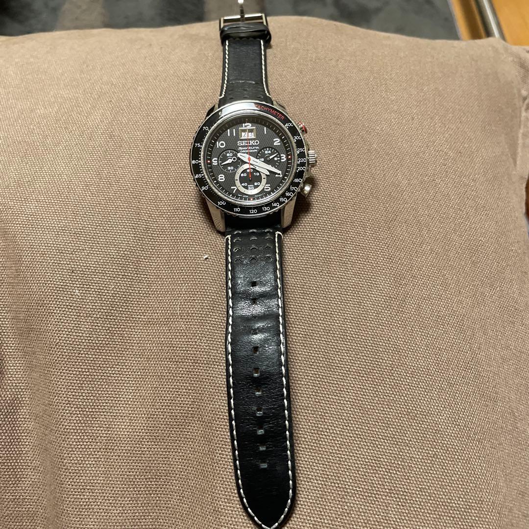 SEIKO セイコー スポーチュラ 7T04-0AL0 クロノグラフ