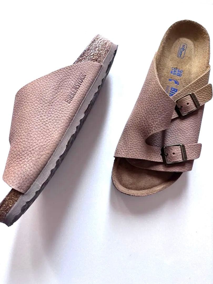 【希少/美品】ビルケンシュトック チューリッヒ デザートソイル 38 ナロー幅