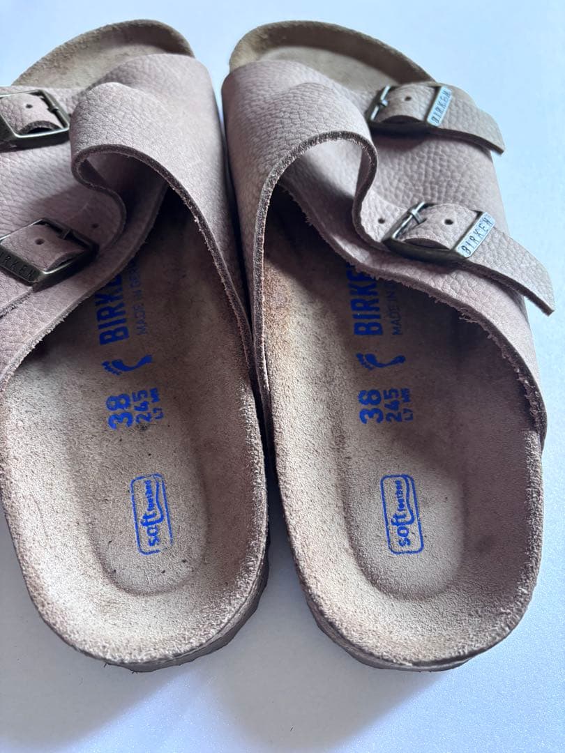 【希少/美品】ビルケンシュトック チューリッヒ デザートソイル 38 ナロー幅