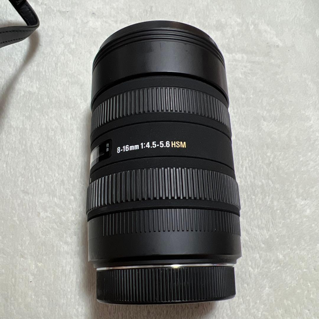 シグマ8-16mm キャノンEFレンズ