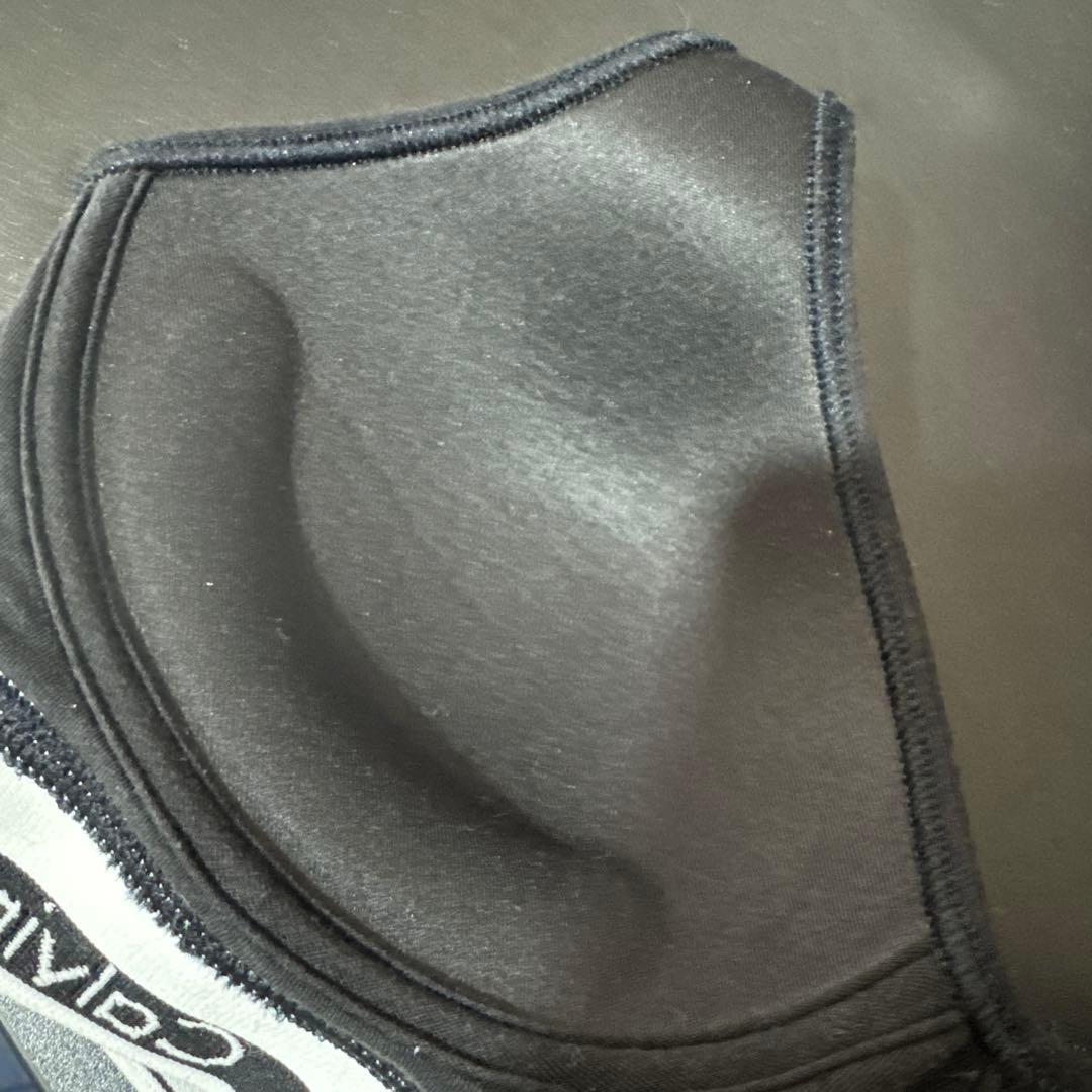   パッド付きブラジャー セット S 黒 グレー