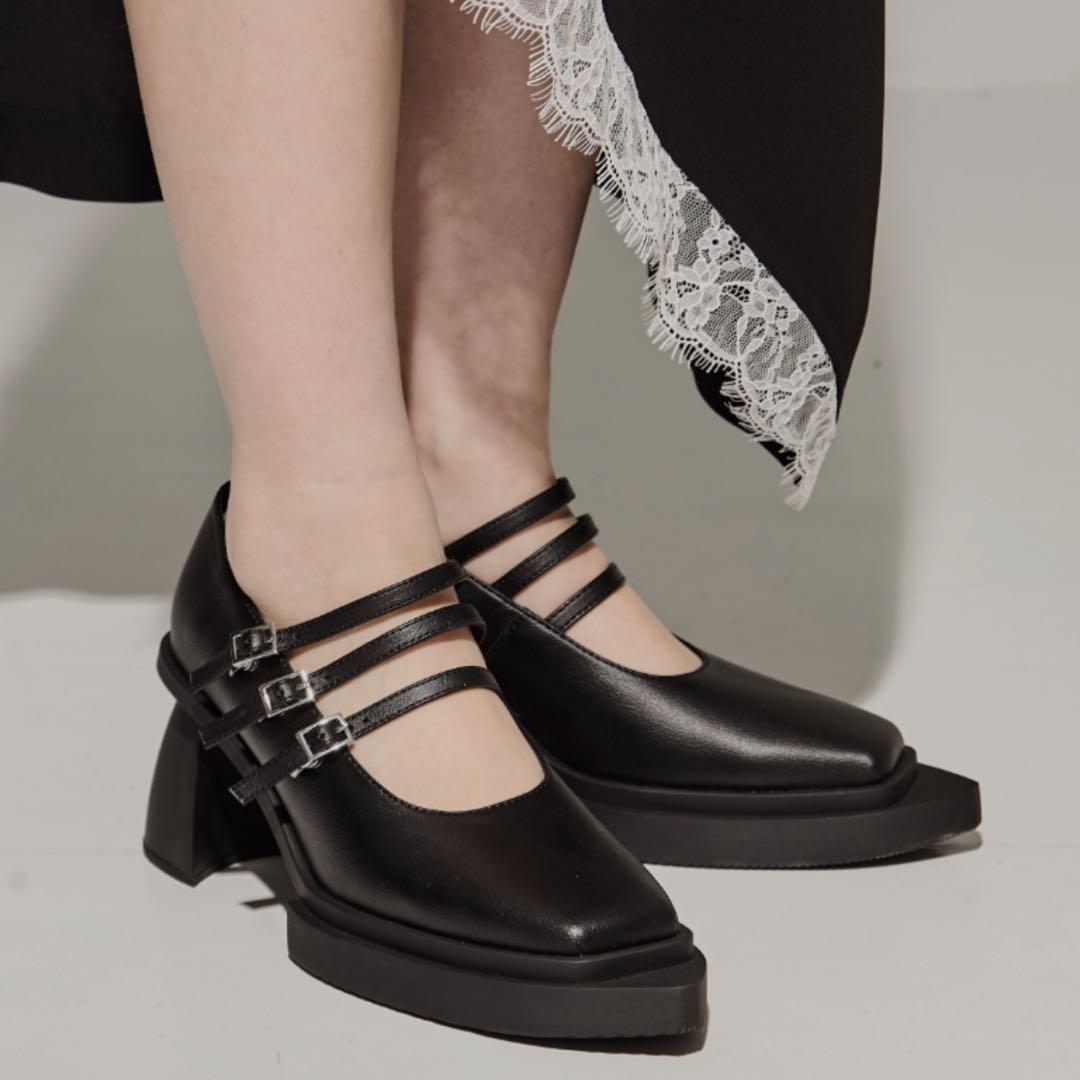 AKIKOAOKI ヒールシューズ パンプスMORIA BLACK