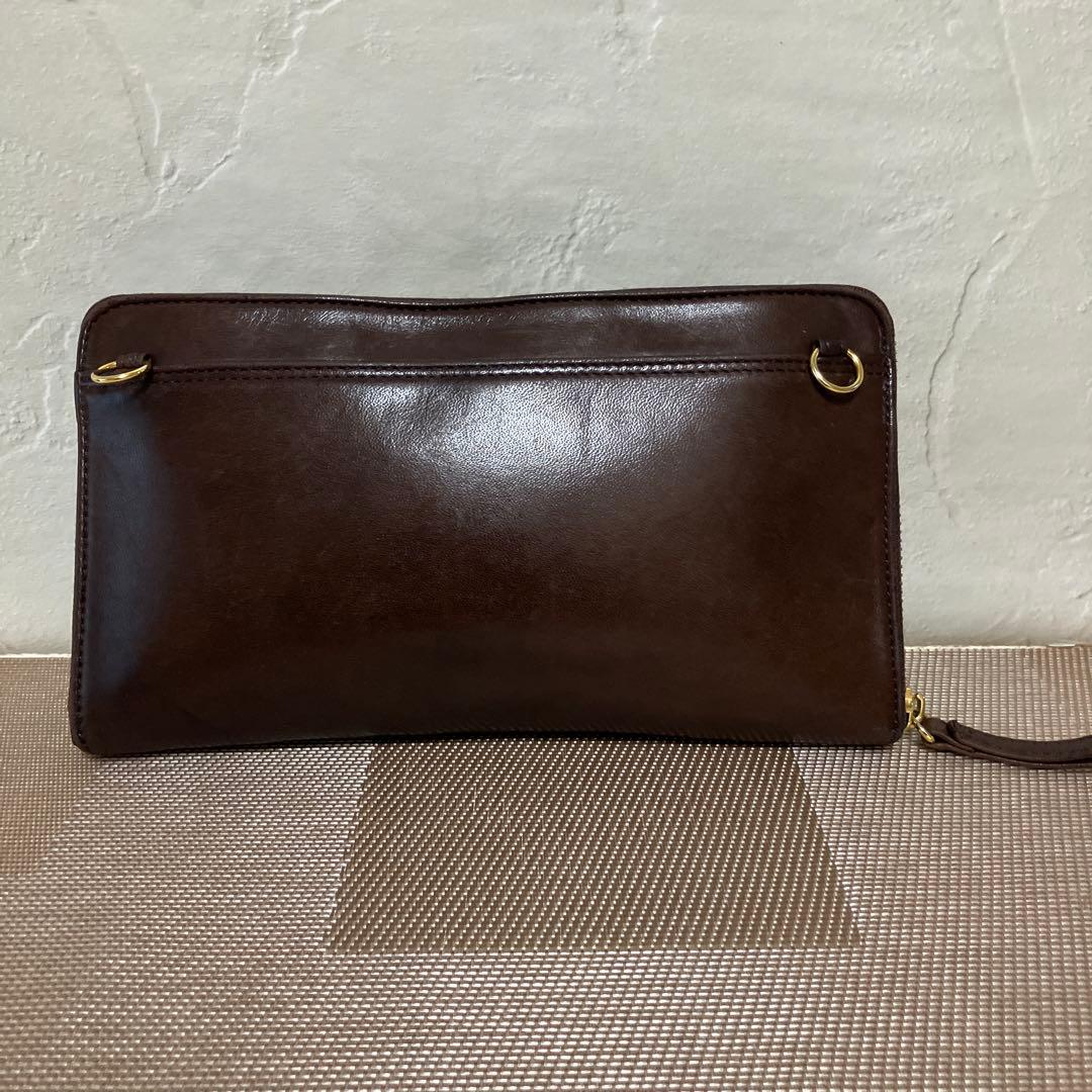 PORTER.ダークブラウンレザー 長財布