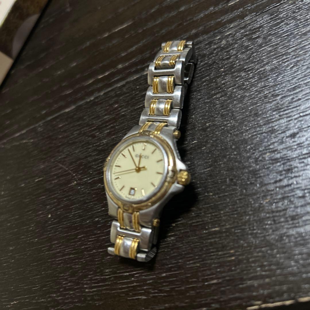 GUCCI クォーツ 腕時計 シルバー/ゴールド 9040L