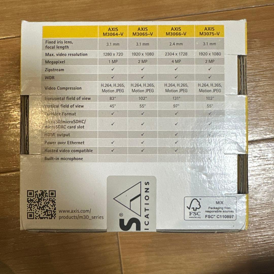 その他 AXIS M3075-V Fixed Dome Network Camera