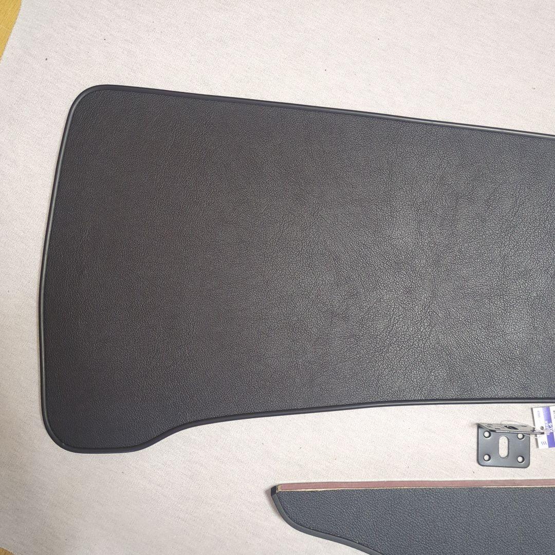 【renharu】フロントテーブル【ブラックレザー】