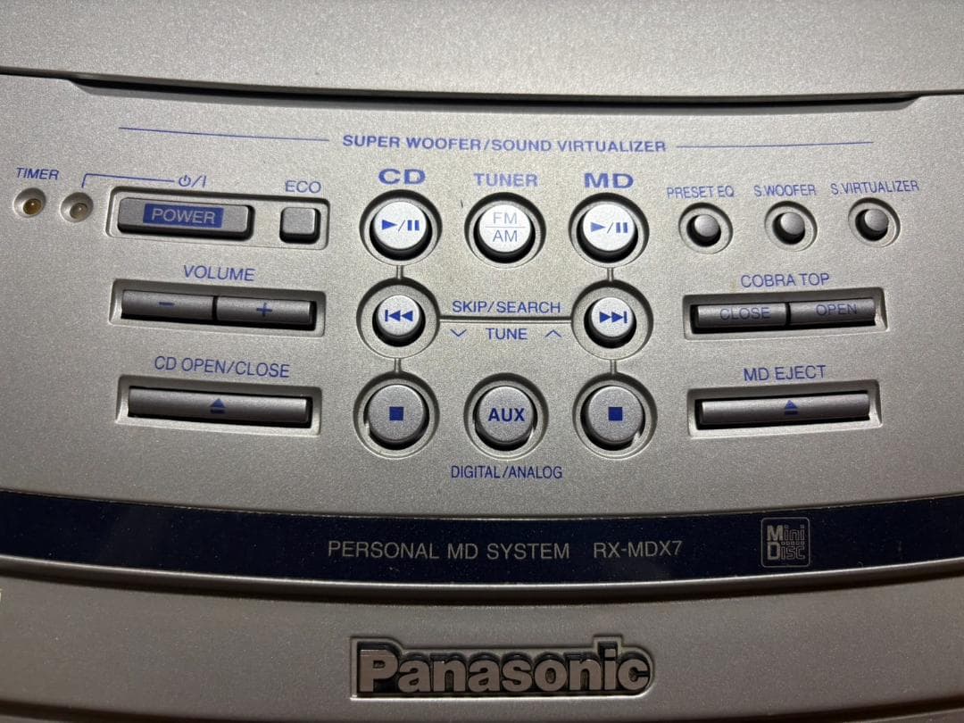 Panasonic パナソニック　 RX-MDX7 MD COBRA TOP