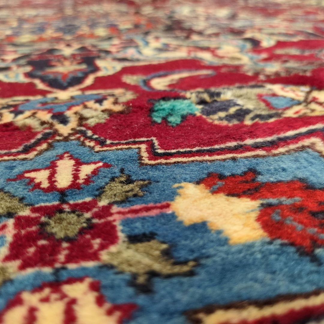 ペルシャ絨毯 290x195 手織り 美術品 カーシャーン産 クリーニング済み