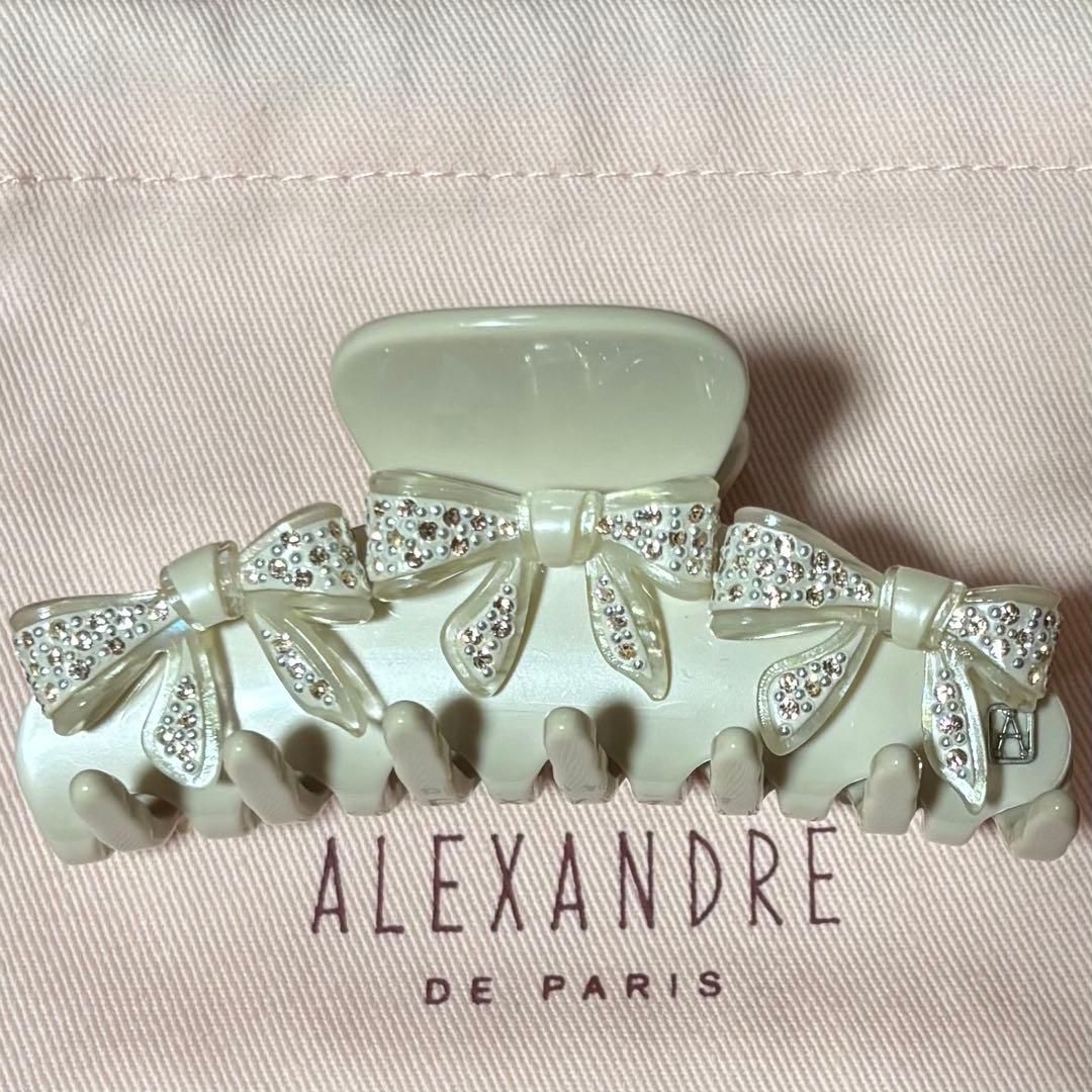 アレクサンドルドゥパリ クリップ　Mサイズ　リボンモチーフ