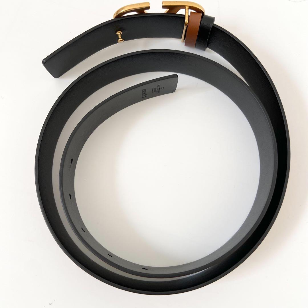 美ヴァレンティノ ベルト バックル リバーシブル 85 ゴールド