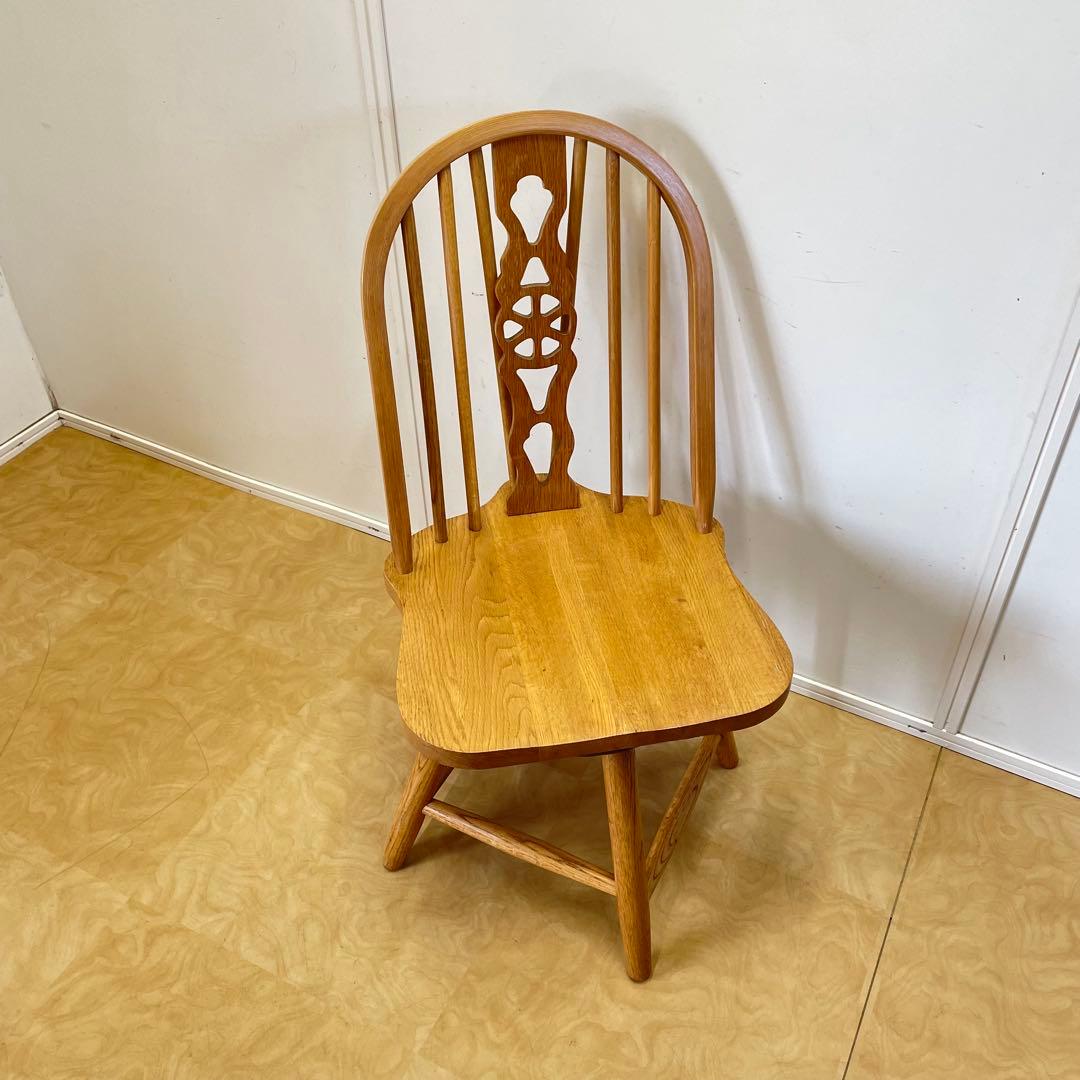 ウィンザー 回転椅子① オーク材 チェア 椅子 イス アンティーク 英国スタイル