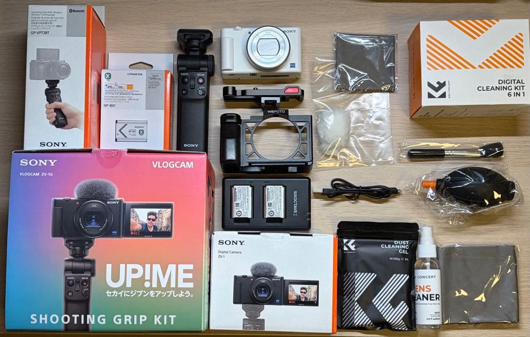 SONY VLOGCAM ZV-1G シューティンググリップキット + オプ多数