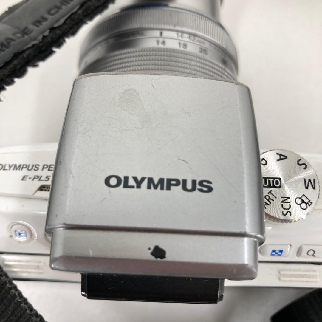 OLYMPUS PEN Lite E-PL5 ミラーレス一眼カメラ ホワイト