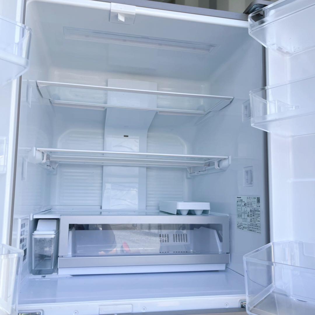 取付無料！パナソニック はやうま冷凍 高性能おしゃれゴールド6ドア冷蔵庫！洗濯機