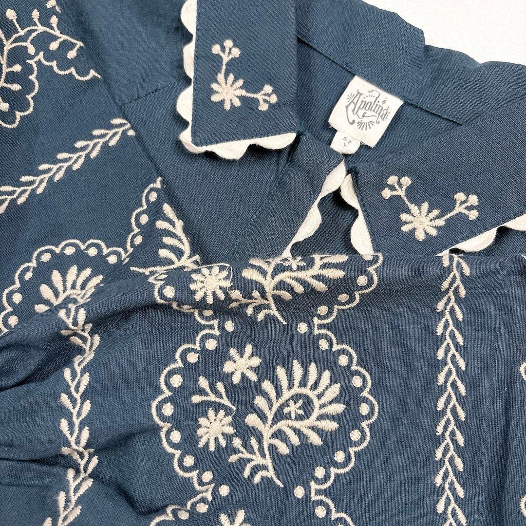 apolina アポリナ Samira dress 刺繍 ワンピース　5-7Y