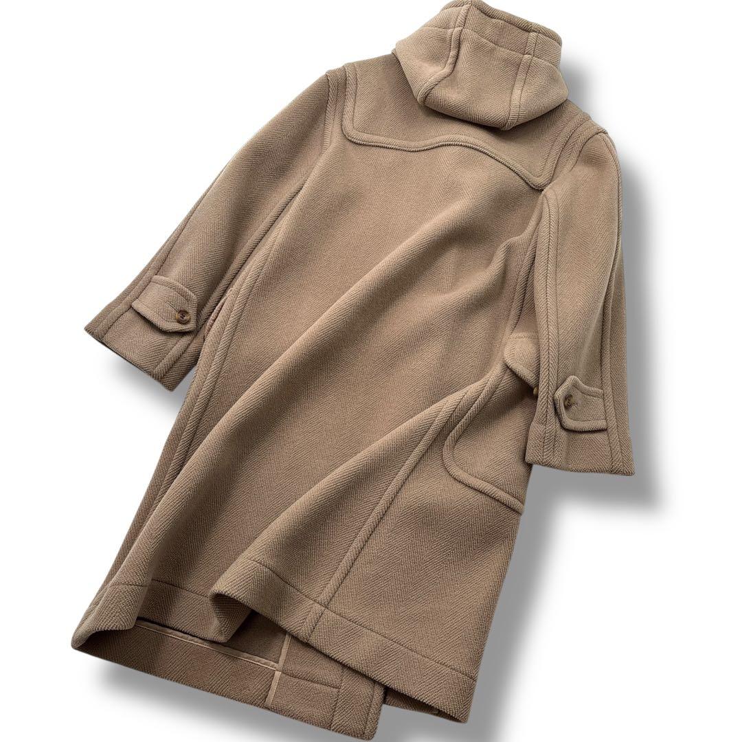 美品　OLD ENGLAND　オールドイングランド ダッフルコート ヘリンボーン