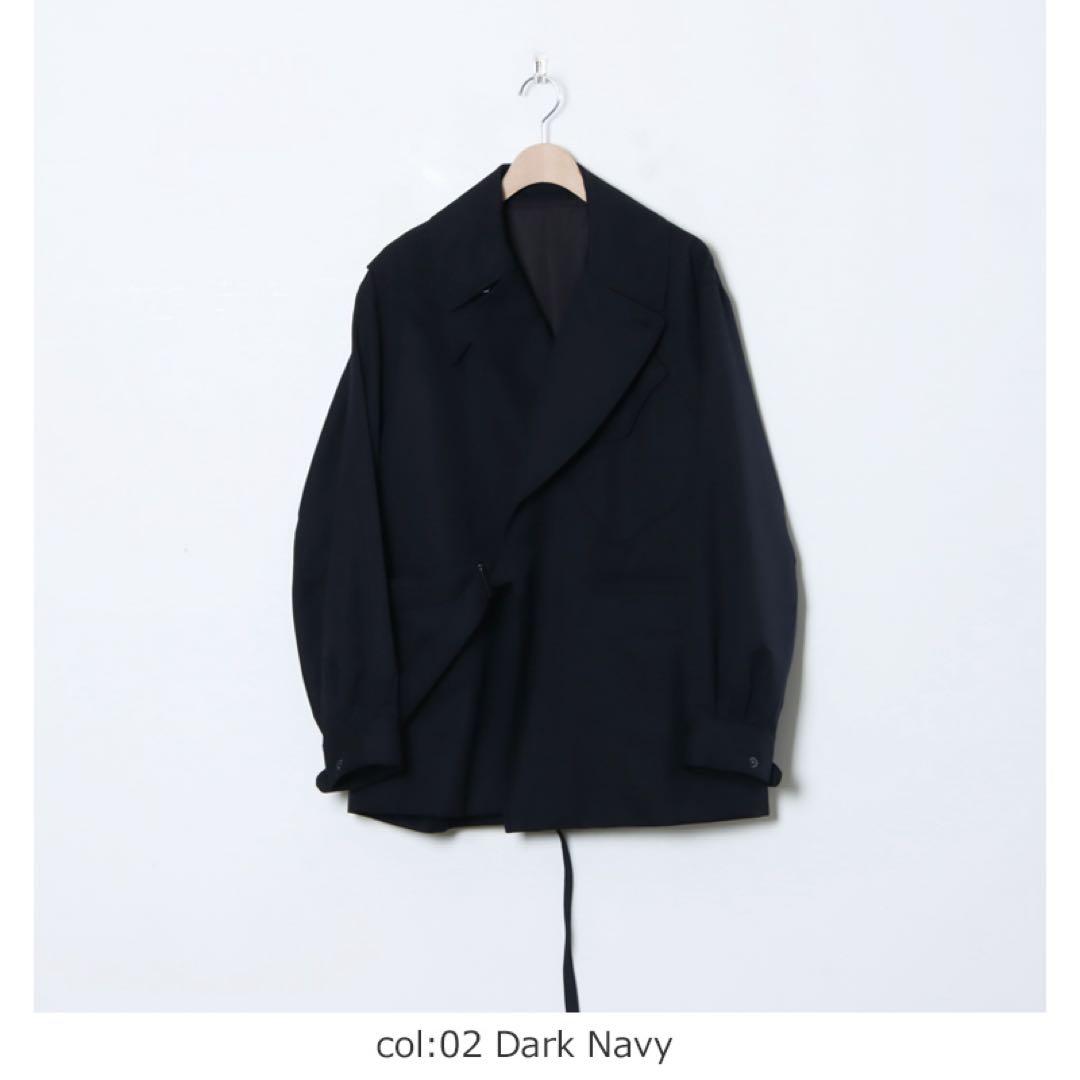 blurhms (ブラームス) ウールモヘアモーターサイクルジャケット23AW